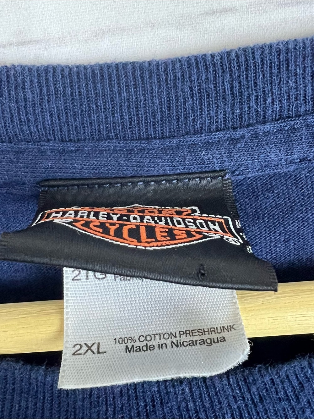 Harley Davidson Australia Sydney Opera House Blue T-Shirt Mens 2XL 2007 - Picture 6 of 7